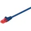 MicroConnect CAT6 U/UTP 15m modrá / PVC