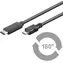 MicroConnect kabel USB C (M) - microUSB2.0 B (M) 1m černá / 480Mbit/s