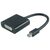 MicroConnect Adapter Mini DisplayPort 1.2a (M) - DVI (F) černá / Full HD (1920x1080) @ 60Hz