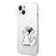 Karl Lagerfeld PC/TPU Choupette Eat Kryt pro Apple iPhone 14 Plus transparentní