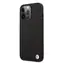 BMW Leather Hot Stamp Zadní Kryt pro Apple iPhone 14 Pro Max černá