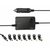 Hama 200008 univerzální napájecí adaptér pro notebook do auta 70W ( 15-19V) 8 koncovek