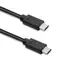 Qoltec 52353 USB-C - USB-C kabel 3m černá / datový kabel / USB-C 3.1