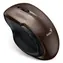 Genius Ergo 8200S hnědá / 1200 dpi / Blue-Eye senzor / bezdrátová / tichá / 5 tlačítek