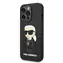Karl Lagerfeld Liquid Silicone Ikonik NFT Zadní Kryt pro Apple iPhone 14 Pro černá