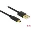 Delock kabel USB 2.0 A - USB C 4 m