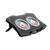 Havit F2072 RGB / chladicí podložka pro notebook / pro 9" - 17” / 2x ventilátor / RGB