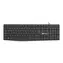 Natec Nautilus černá / drátová klávesnice / US / USB / 1.8 m