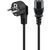 Goobay 68604 napájecí síťový kabel C13 IEC 1.5 m černá / zahnutá zástrčka