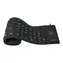 LogiLink ID0019A / Ohebná klávesnice / vodotěsná / USB / PS2 / DE