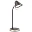 IMMAX LED stolní lampička FINCH hnědá + zlaté prvky / Qi nabíjení / 9W/ 12V 2A / stmívatelná