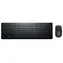 DELL KM3322W CZ/SK černá / Set bezdrátové klávesnice a myši / CZ/SK layout / USB adaptér 2.4GHz / 1000 DPI