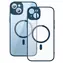 Baseus ARJT030003 Frame magnetický kryt pro Apple iPhone 14 Plus modrá / + tvrzené sklo