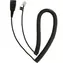 Jabra QD-RJ10 Připojovací kabel GN 0.7 m černá