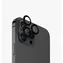 Uniq Optix hliníkové ochranné sklo na čočku fotoaparátu pro Appple iPhone 15 Pro Max Midnight (black)
