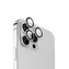 Uniq Optix hliníkové ochranné sklo na čočku fotoaparátu pro Appple iPhone 15 Pro Max Sterling (Silver)