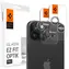 Spigen Glass tR EZ Fit Optik Pro 2 Pack ochranné sklo na fotoaparát pro Apple iPhone 15 Pro/15 Pro Max