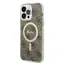 GUESS IML 4G MagSafe Zadní Kryt pro Apple iPhone 15 Pro Max hnědá