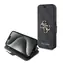GUESS PU Leather 4G Metal Logo Book Pouzdro pro Apple iPhone 15 Pro šedá