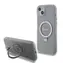 GUESS IML Ring Stand Glitter MagSafe Zadní Kryt pro Apple iPhone 15 Plus transparentní