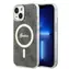 GUESS IML 4G MagSafe Zadní Kryt pro Apple iPhone 15 hnědá
