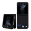 BMW M PU Carbon Blue Line Zadní Kryt pro Samsung Galaxy Z Flip 5 černá