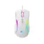 Havit MS1033 bílá / Optická herní myš / 800 - 8000 DPI / RGB / USB-A / 9 tlačítek / 1.6 m