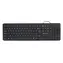 Powerton WPK102 US layout černá / Klávesnice / membránová / USB / US layout