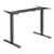 Powerton Rám stolu černá / Elektricky nastavitelná výška / 72 až 120 cm / nosnost 100 kg