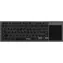 YENKEE YKB 5000CS WL šedá / Bezdrátová klávesnice s touchpadem / 2.4GHz / CZ Layout