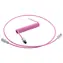 CableMod PRO Coiled Keyboard Cable USB-C - USB-A 1.5m Strawberry Cream / Kabel pro klávesnici