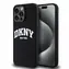 DKNY Liquid Silicone Arch Logo MagSafe Zadní Kryt pro Apple iPhone 14 Pro Max černá