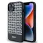 DKNY PU Leather Repeat Pattern Bottom Stripe MagSafe Zadní Kryt pro Apple iPhone 14 černá