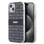 DKNY PC/TPU Repeat Pattern Tonal Stripe Magsafe Zadní Kryt pro Apple iPhone 15 černá