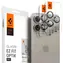 Spigen Glass tR EZ Fit Optik Pro Ochranná skla čoček fotoaparátů pro Apple iPhone 15 Pro/15 Pro Max přírodní titan 2ks