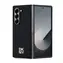 DKNY PU Leather Repeat Pattern Stack Logo MagSafe Zadní Kryt pro Samsung Galaxy Z Fold 6 černá