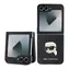 Karl Lagerfeld PU Saffiano Monogram Karl Head Zadní Kryt pro Samsung Galaxy Z Flip 6 černá