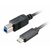 AKASA USB-C 3.1 (M) - USB-B 3.1 (M) 1m černá
