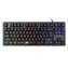 Baracuda KRILL Herní membránová klávesnice / US layout / 1.5m / RGB / USB / Antighosting 19 kláves / černá