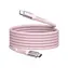 Verbatim 31853 Magnetický 60W USB-C kabel 1.2m růžová / USB-C(M) / USB-C(M) / 100 W / PD & QC 3.0