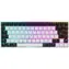 Sharkoon SGK50 S3 bílá / herní klávesnice / mechanická / drátová / RGB / Gateron Yellow spinač / FR