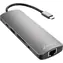 Sharkoon Combo Adapter šedá / dokovací adaptér / 3x USB 3.2 / RJ45 / USB-C