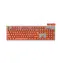 Genesis Lead 300 Double Shot Keycaps oranžová / sada náhradních kláves / 106 ks