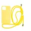 Mobile Origin Lanyard Case zadní kryt pro Apple iPhone 14 žlutá