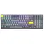 Endorfy Celeris 1800 CZ šedá / herní klávesnice / mechanická / Endorfy Yellow / 2.4GHz / BT / USB