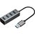 YENKEE YHB 4300 šedá / USB Hub / 4x USB 3.0