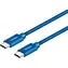 YENKEE YCU C102 BE kabel USB-C 2.0 (M) - USB-C 2.0 (M) 2m modrá