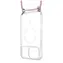 FIXED Pouzdro MagPure Neck s růžovou šňůrkou na krk pro Apple iPhone 17 Pro Max