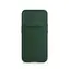 Spello Durable Magnetic Case Odolný magnetický kryt s posuvnou ochranou čoček pro Apple iPhone 15 zelená