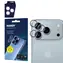 3mk HARDY Lens Protection Pro skla na fotoaparát pro Apple iPhone 17 Pro /17 Pro Max Titanium Gray